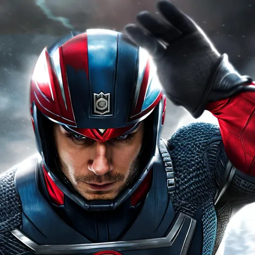 Prompt: imagine henry cavill as captain Britain , realism, Marvel
  Hyperrealistic, splash art, concept art, mid shot, intricately detailed, colour depth, dramatic, 2/3 face angle, side light, dark background, perfect camera shot, ultra-detailed, art, realistic, hyper-realistic, highly detailed, realism, 32k, photography, hdr, 1080p, cinematic, Hyperrealistic, fictional environment, mid shot, intricately detailed, colour depth, dramatic, side light, colourful background, beautifully shot, perfect composition, atmospheric, moody, natural white spotlight shining on subject. Realistic shadows