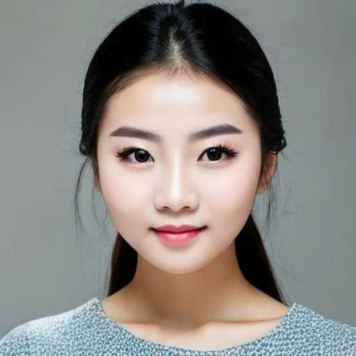 Prompt: beautiful chinese face, portrait, face only, A beautiful girl perfect, face, no light, 3d face, beautiful big eye, no makeup, headshot, clear face