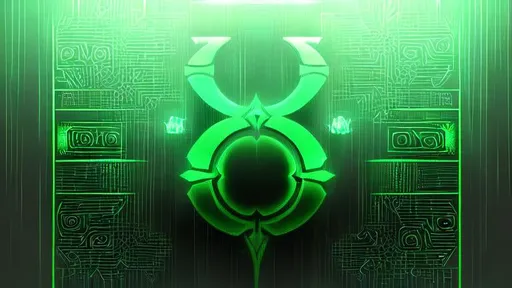 Prompt: can you Create an image that uses the shape of the Ultima Online logo that captures the essence of the Matrix code rain. Visualize cascading green symbols and characters flowing down the screen, representing the digital code that constructs the virtual reality of the Matrix universe. The symbols should be intricate and mysterious, reflecting the complexity of the simulated world. The background should be dark, emphasizing the glowing green code, and the overall tone should convey a cyberpunk aesthetic. The image should evoke a sense of artificiality and the blurred line between reality and digital construct.

