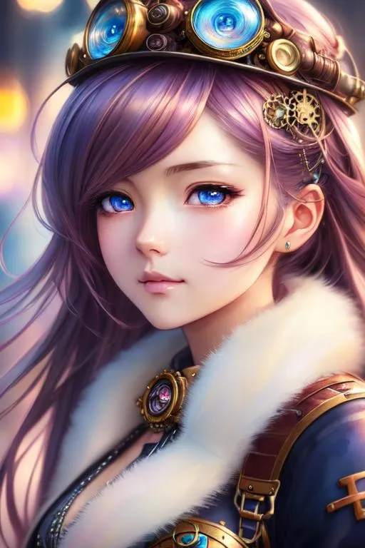 Prompt: 1man, hyper realistic watercolor masterpiece, 

steampunk, beautiful, pretty, kawaii anime girl,

hyperrealistic watercolor masterpiece, smooth soft skin, big dreamy eyes, beautiful fluffy volume hair, symmetrical, anime wide eyes, soft lighting, detailed face, wlop, rossdraws, concept art, digital painting, looking into camera,

hyper realistic masterpiece, highly contrast water color pastel mix, sharp focus, digital painting, pastel mix art, digital art, clean art, professional, contrast color, contrast, colorful, rich deep color, studio lighting, dynamic light, deliberate, concept art, highly contrast light, strong back light, hyper detailed, super detailed, render, CGI winning award, hyper realistic, ultra realistic, UHD, HDR, 64K, RPG, inspired by wlop, UHD render, HDR render
