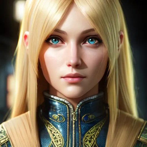 Prompt: HDR, raytracing, radiosity, RTX, 16K, Best quality, masterpiece, highly detailed, intricate, girl, tall, long light blonde

