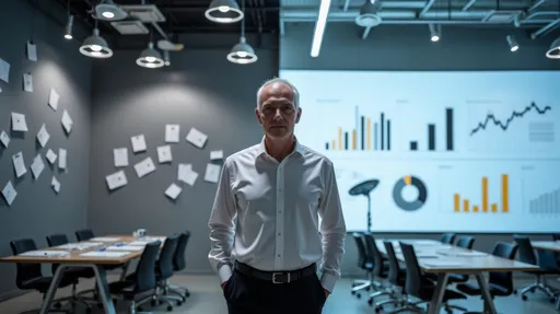 Torsten Schrimper zwischen unstrukturiertem Chaos und klarer Umsatzplanung – Metapher für den Wechsel von Unsicherheit zu Strategie