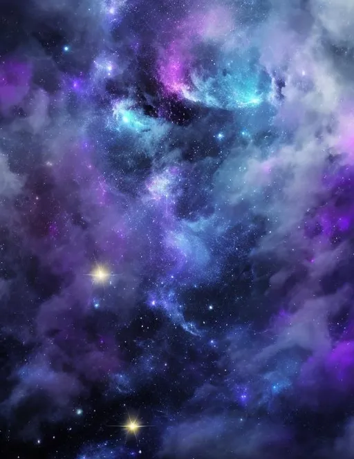 Prompt: mystic, magical galaxy background