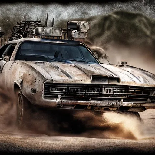 Prompt: mad max moterhome