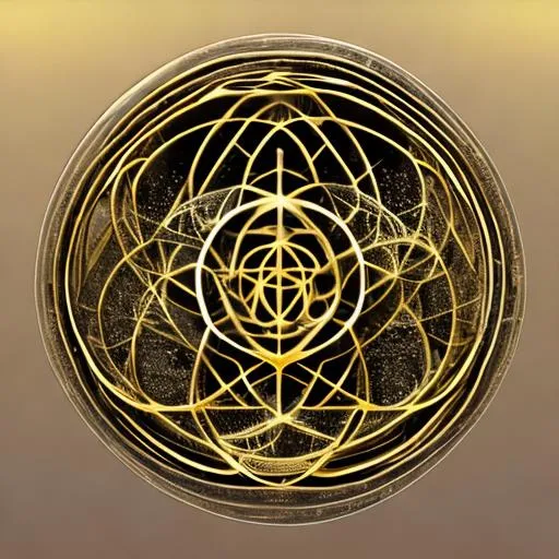 Prompt: Celestial golden rune, magic symbol, sacred geometry, 4k