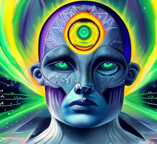 Third Eye, electro waves, astral plain | OpenArt