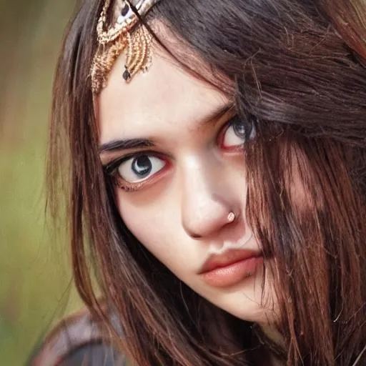 Prompt: nimth girl
