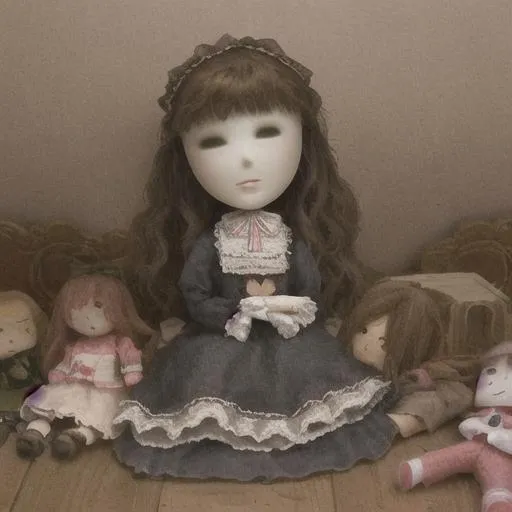doll with missing face