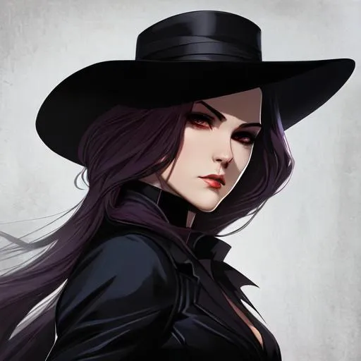 Prompt: A poster for the very beautiful elegant vampire hunter. Ethereal bleak moody background. Style of artgerm, kilart, Adam Hughes, mark Brooks. Best quality, cinematic smooth, polished finish, 3d 