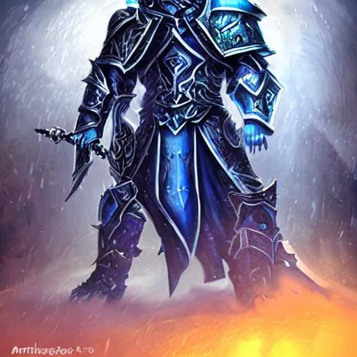 Prompt: arthas menethil