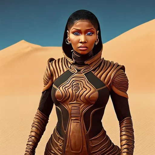 Prompt: dune 2021, nicki minaj