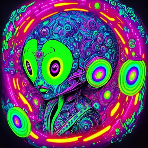 rave octopus, octopus with headphones as discjockey,... | OpenArt