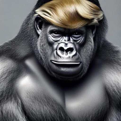 Prompt: President Donald Trump Gorilla 