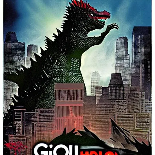 Godzilla Horror Analog OpenArt