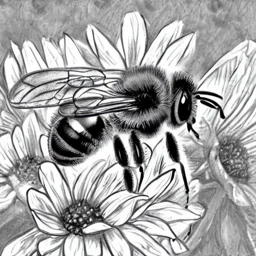 How to draw a bee with a pencil step-by-step by ImagiDraw on DeviantArt