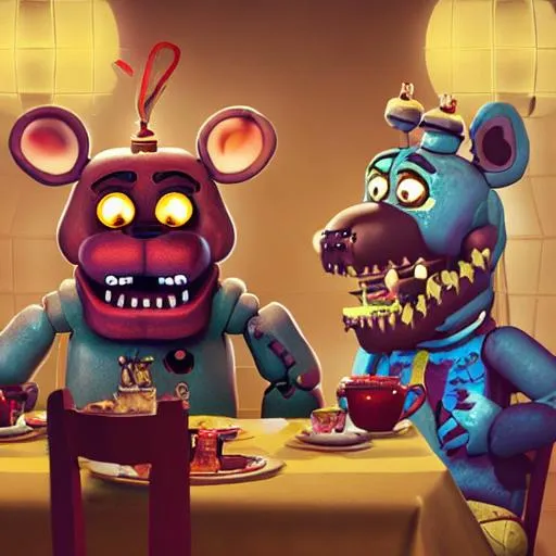 ArtStation - FNAF BIRTHDAY PARTY