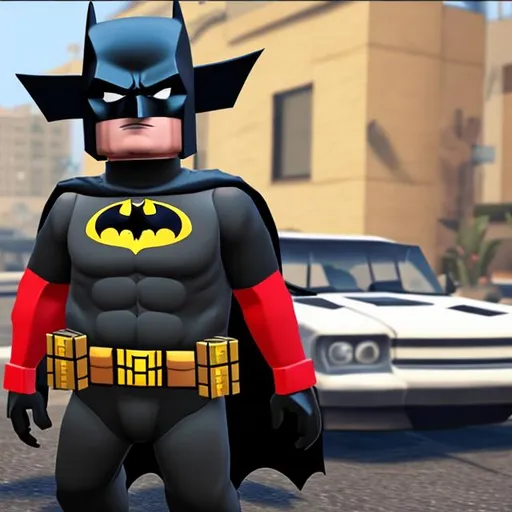 Prompt: gta 6 roblox batman 
