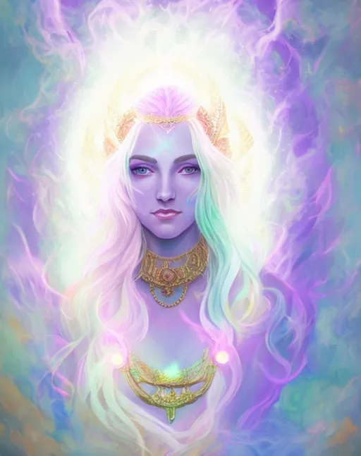 Prompt: goddess Aura portrait

