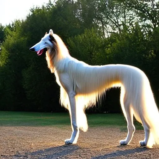 Prompt: Borzoi 