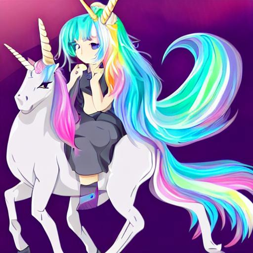 Hanging out Pastel unicorn - Illustrations ART street