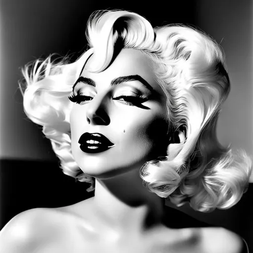 Prompt: Lady Gaga as Marilyn Monroe