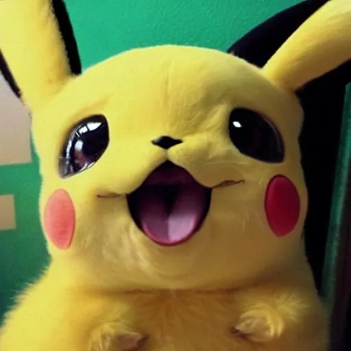 Prompt: real life Pikachu 