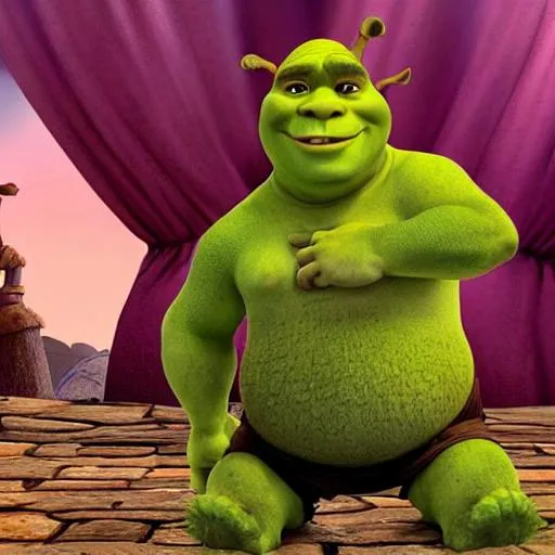 Prompt: Shrek script would not publish because of certain words