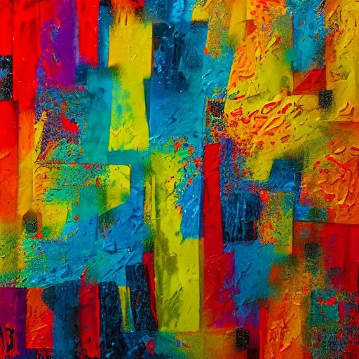 Abstract selling popular art calm colours | OpenArt