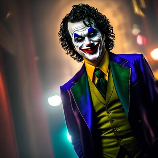 kemal sunal as a joker, HD, Cinematic Scene, Dynamic... | OpenArt