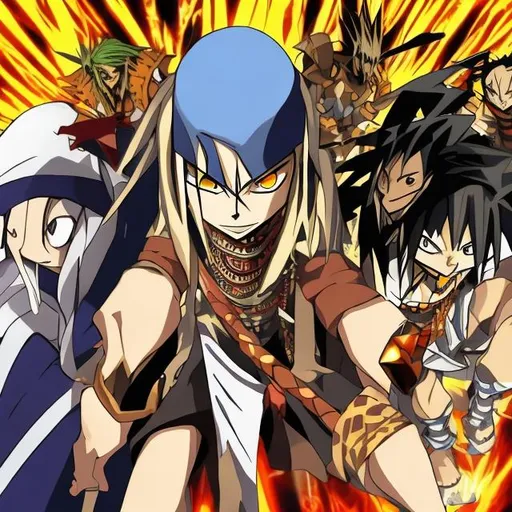 Prompt: shaman king