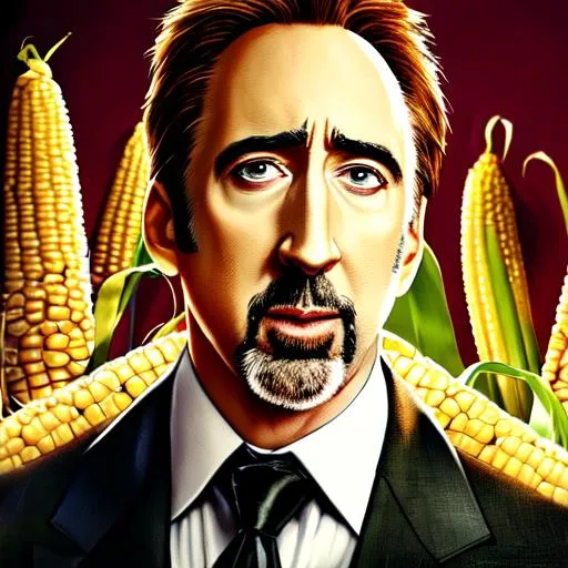 Prompt: Corn Nicholas Cage 