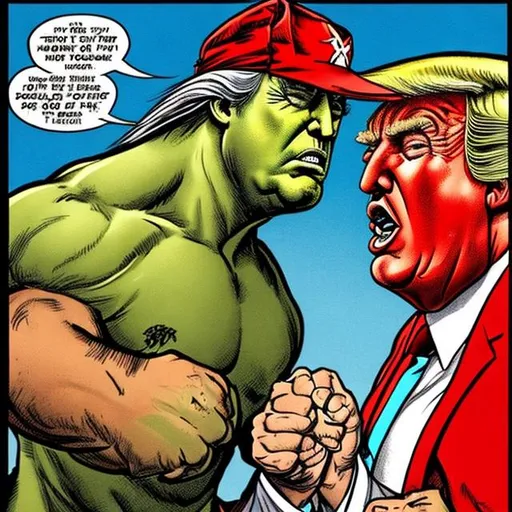 Prompt: HULK HOGAN VS DONALD TRUMP