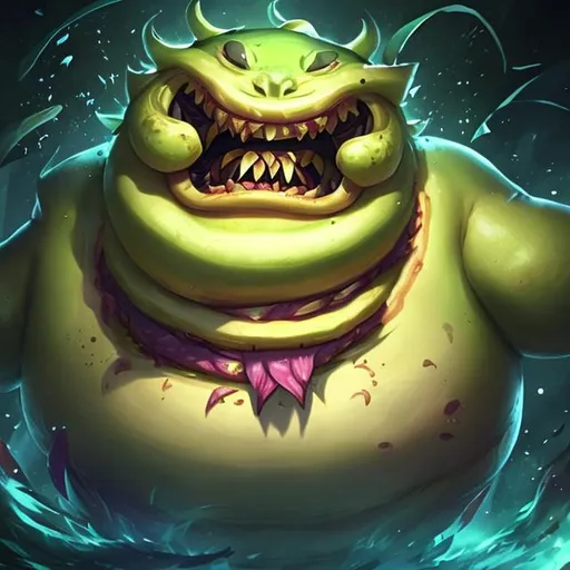 Prompt: League_of_legends tahm_kench fat