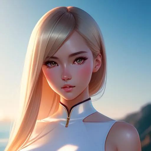 Prompt: Digital illustration by WLOP and Greg rutkowski, hyper detailed perfect face,

beautiful Caucasian-Japanese young female , model, icon, full body, long legs, perfect body, kawaii, pastel, intricately detailed gradation eyes, flawless sunkissed skin, breathtaking beauty , trending on artstation 

high-resolution cute face, stunning, breathtaking, beautiful,  perfect proportions,smiling, intricate hyperdetailed hair, light glam makeup, sparkling, highly detailed, intricate hyperdetailed shining eyes,  sunkissed skin, contoured skin, delicate facial features, iridescent makeup

Elegant, ethereal, graceful,

HDR, UHD, high res, 64k, cinematic lighting, special effects, hd octane render, professional photograph, studio lighting, trending on artstation