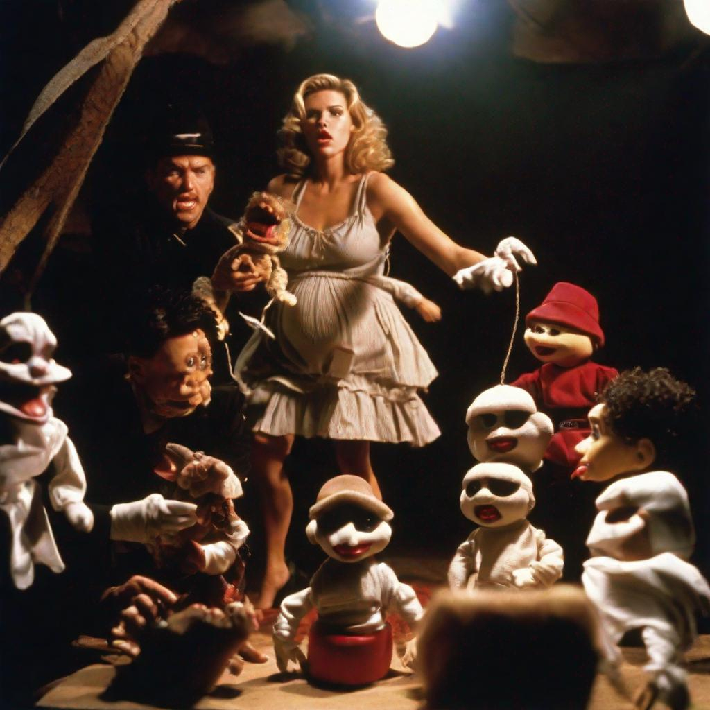 A Full Color 1990s B-movie Photograph From Puppet Ma... | OpenArt