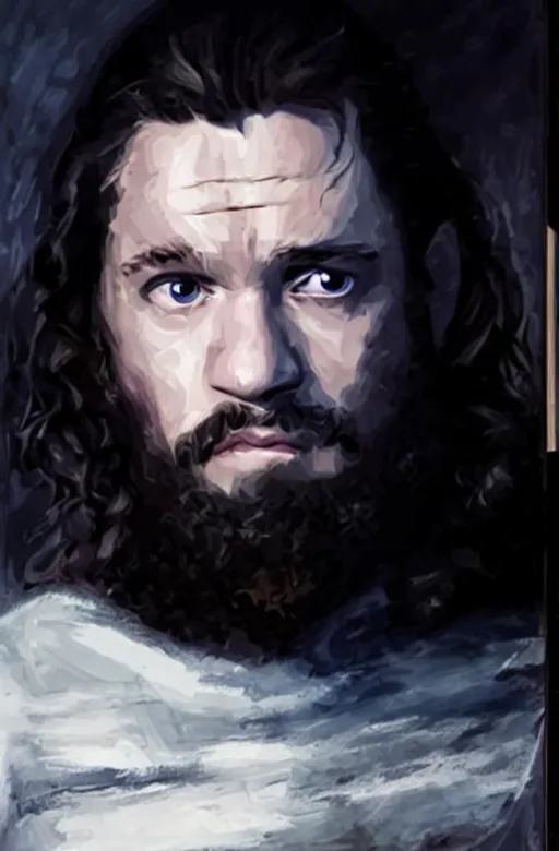 Prompt: game of thrones the lord of esos, high quality painted portrait
