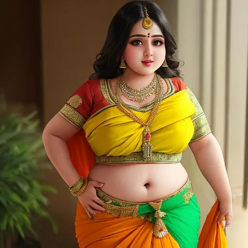 Low Waist Saree: Photo