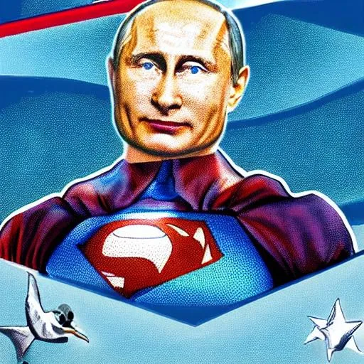 Prompt: Super Hero Putin