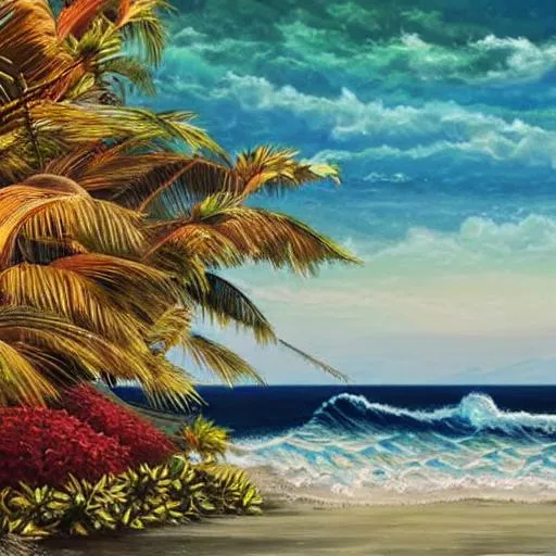 Prompt: Ocean waves, Peaceful Scenery, Big Cinematic View, Well Crafted Painting, sea foam, Well Articulated Use of Space theory, Unique Rich Cultures, Glorification Standards 