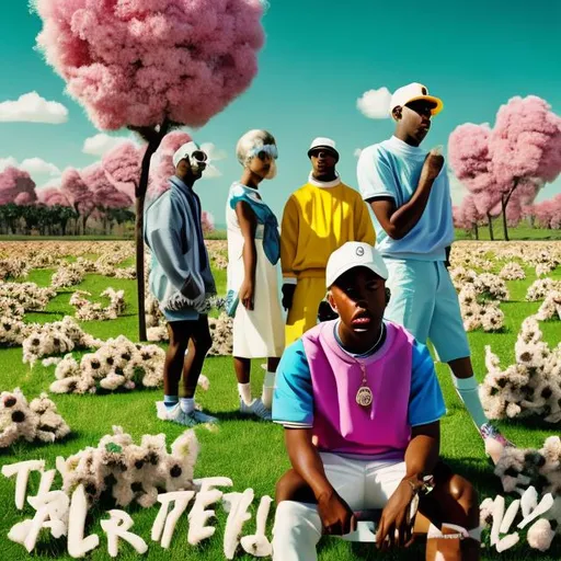 Prompt: all Tyler, the creator album covers