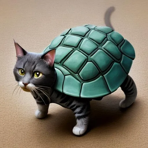 Prompt: CAT TURTLE