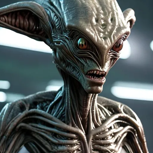 Prompt: The most realistic alien ever made

