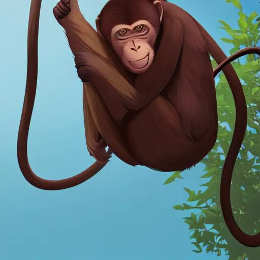 Prompt: monkey