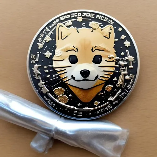 Prompt: space dogecoin, surprise me