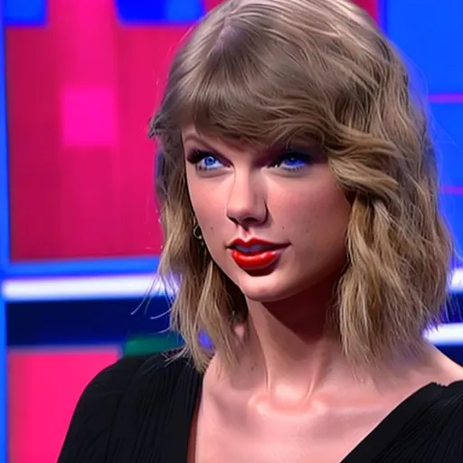 Prompt: taylor swift on jeopardy