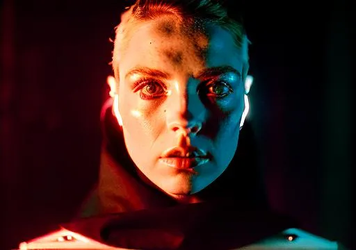 Prompt: Cyber,war,gothic,bleak,fantasy,UHD,4k,Realistic,ArmouredWarrior
