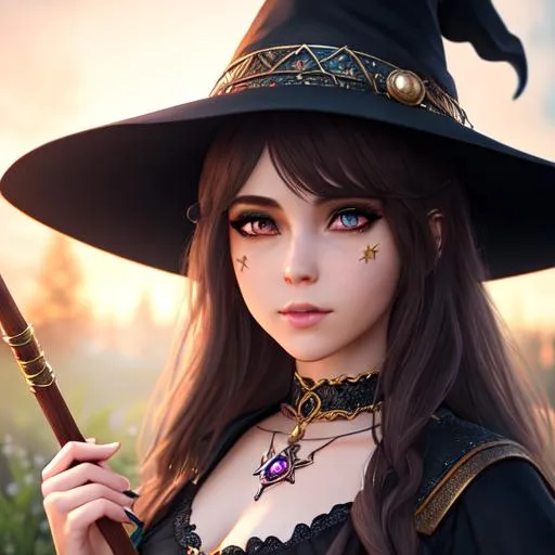 Prompt: extremely realistic, hyperdetailed, witch girl, casting magic spell, RPG, D&D, highly detailed face, highly detailed eyes, full body, whole body visible, full character visible, soft lighting, high definition, ultra realistic, unreal engine 5, 8K, digital art