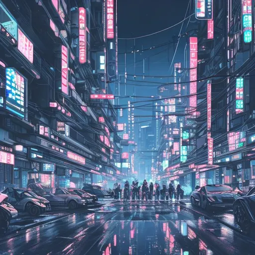 Japanese Cyberpunk City [2560x1440] : r/wallpaper