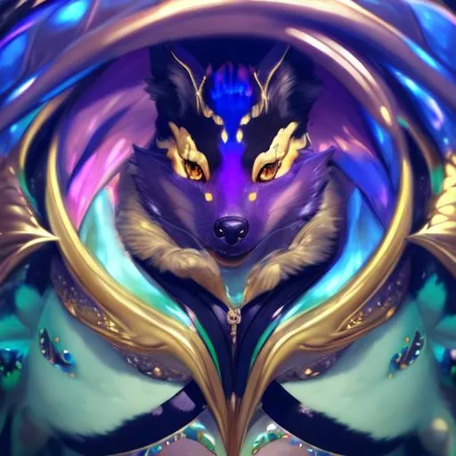 Prompt: Portrait of a golden anthro wyvern with striking iridescent fur and iridescent black markings and a cute face, liminal space streets, perfect composition, hyperrealistic, super detailed, 8k, high quality, trending art, trending on artstation, sharp focus, studio photo, intricate details, highly detailed, by greg rutkowski