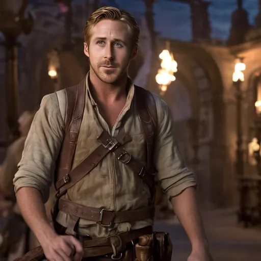 Prompt: ryan gosling as  as flynn rider
